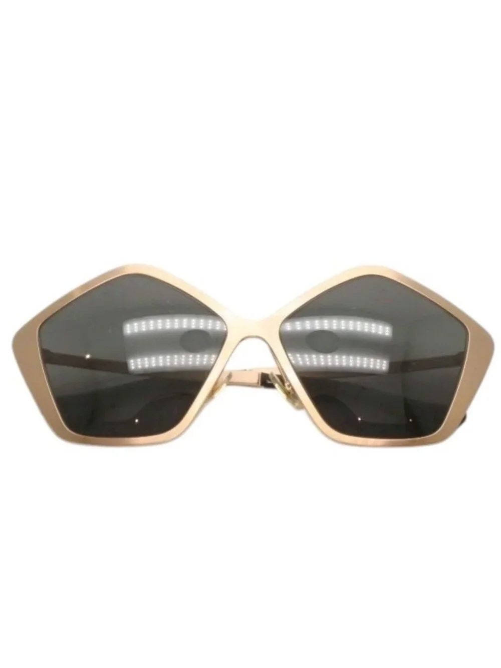 Miu Miu Sunglasses Eyewear Gold Black